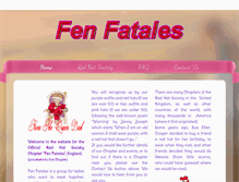 Tablet Screenshot of fenfatales.weebly.com