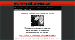 Desktop Screenshot of freespiritkickboxing.weebly.com