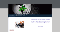 Desktop Screenshot of ndhslearningcenter.weebly.com