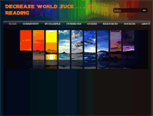 Tablet Screenshot of decreaseworldsuck.weebly.com
