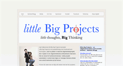 Desktop Screenshot of littlebigprojects.weebly.com