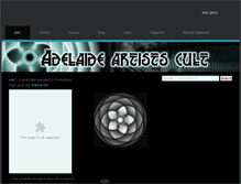 Tablet Screenshot of adelaideartscult.weebly.com