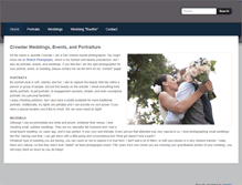 Tablet Screenshot of crowderweddings.weebly.com
