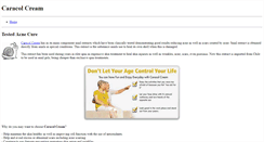 Desktop Screenshot of caracolcream.weebly.com