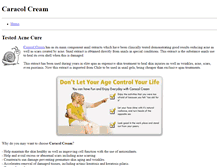 Tablet Screenshot of caracolcream.weebly.com