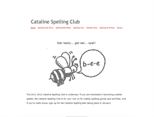 Tablet Screenshot of catalinespellingclub.weebly.com