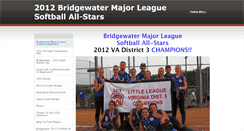 Desktop Screenshot of bridgewatersoftballallstars.weebly.com