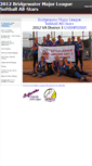 Mobile Screenshot of bridgewatersoftballallstars.weebly.com