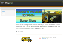Tablet Screenshot of mrchapman.weebly.com