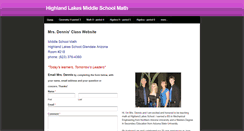 Desktop Screenshot of mrsdennis.weebly.com
