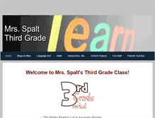 Tablet Screenshot of learnwithmrsspalt.weebly.com