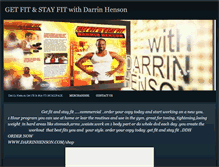 Tablet Screenshot of darrinhensongetfitandstayfit.weebly.com