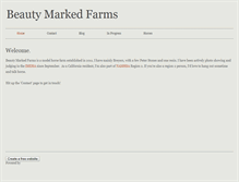 Tablet Screenshot of beautymarkedfarm.weebly.com