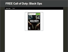 Tablet Screenshot of freecallofdutyblackops.weebly.com