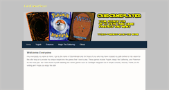 Desktop Screenshot of cardgameplayers.weebly.com