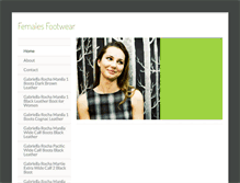 Tablet Screenshot of femalesfootwearwz.weebly.com