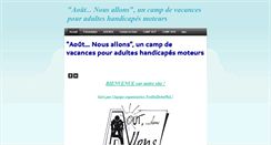 Desktop Screenshot of aoutnousallons.weebly.com