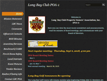 Tablet Screenshot of longbaypoa1.weebly.com