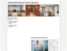 Tablet Screenshot of cheapbathroomlinencabinets.weebly.com