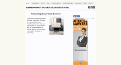 Desktop Screenshot of criminologyboardexamreviewer.weebly.com