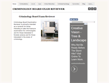 Tablet Screenshot of criminologyboardexamreviewer.weebly.com