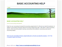 Tablet Screenshot of basicaccountinhelp.weebly.com