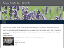 Tablet Screenshot of carlysweddingitems.weebly.com