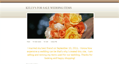 Desktop Screenshot of kellysforsaleorrentweddingitems.weebly.com