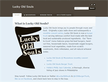Tablet Screenshot of luckyoldsoul.weebly.com