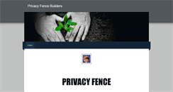 Desktop Screenshot of privacyfencebuilders.weebly.com