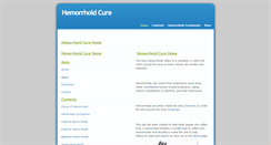 Desktop Screenshot of hemorrhoidcure.weebly.com
