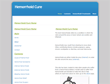 Tablet Screenshot of hemorrhoidcure.weebly.com
