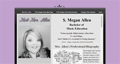 Desktop Screenshot of meganallenmusic.weebly.com