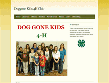 Tablet Screenshot of doggonekids4h.weebly.com