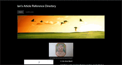 Desktop Screenshot of iansarticlereferencedirectory.weebly.com