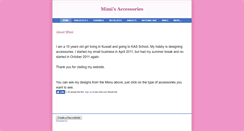 Desktop Screenshot of mimiaccessories.weebly.com