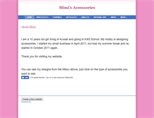 Tablet Screenshot of mimiaccessories.weebly.com