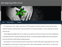Tablet Screenshot of newbebiblechurch.weebly.com