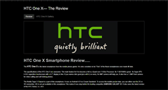 Desktop Screenshot of htc-one-x-review.weebly.com