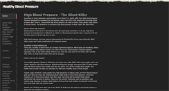 Desktop Screenshot of healthy-blood-pressure.weebly.com