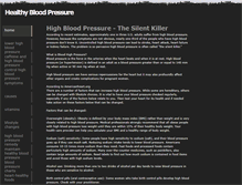 Tablet Screenshot of healthy-blood-pressure.weebly.com