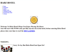 Tablet Screenshot of habzhotel.weebly.com