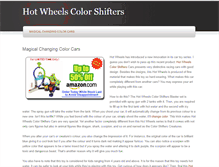 Tablet Screenshot of hotwheelscolorshifters.weebly.com