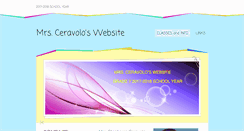 Desktop Screenshot of mrsceravolo.weebly.com
