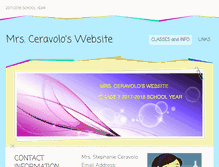 Tablet Screenshot of mrsceravolo.weebly.com