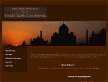 Tablet Screenshot of middle-earthencyclopedia.weebly.com