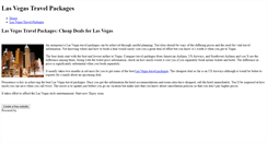 Desktop Screenshot of lasvegastravelpackages.weebly.com