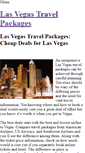 Mobile Screenshot of lasvegastravelpackages.weebly.com
