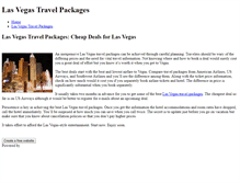 Tablet Screenshot of lasvegastravelpackages.weebly.com