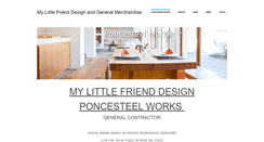 Desktop Screenshot of mylittlefrienddesign.weebly.com